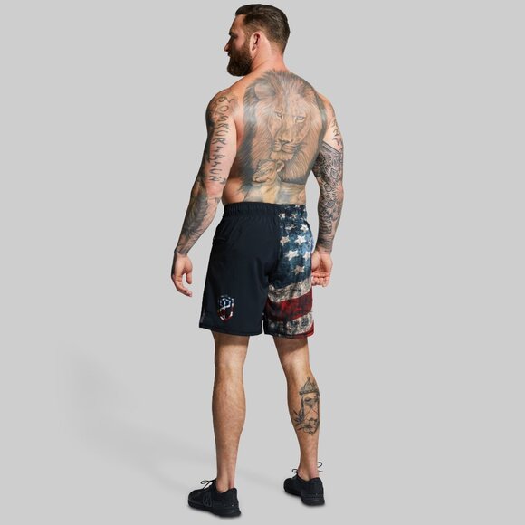 Born Primitive Mens American Defender Short Velcro 3.0 (Patriot) Size 34 - Picture 8 of 9